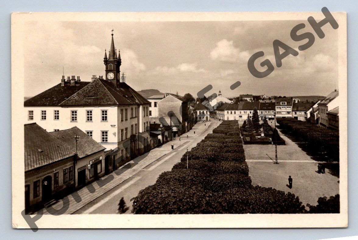Pohlednice Kdyně historické náměstí ČSR (M736)