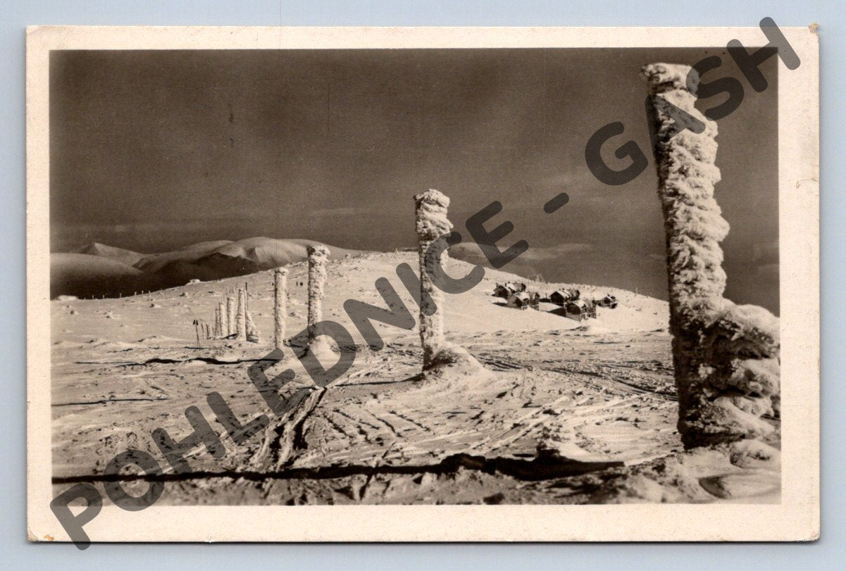 Pohlednice Krkonoše Chaty KČT Zlaté návrší 1949 (M751)