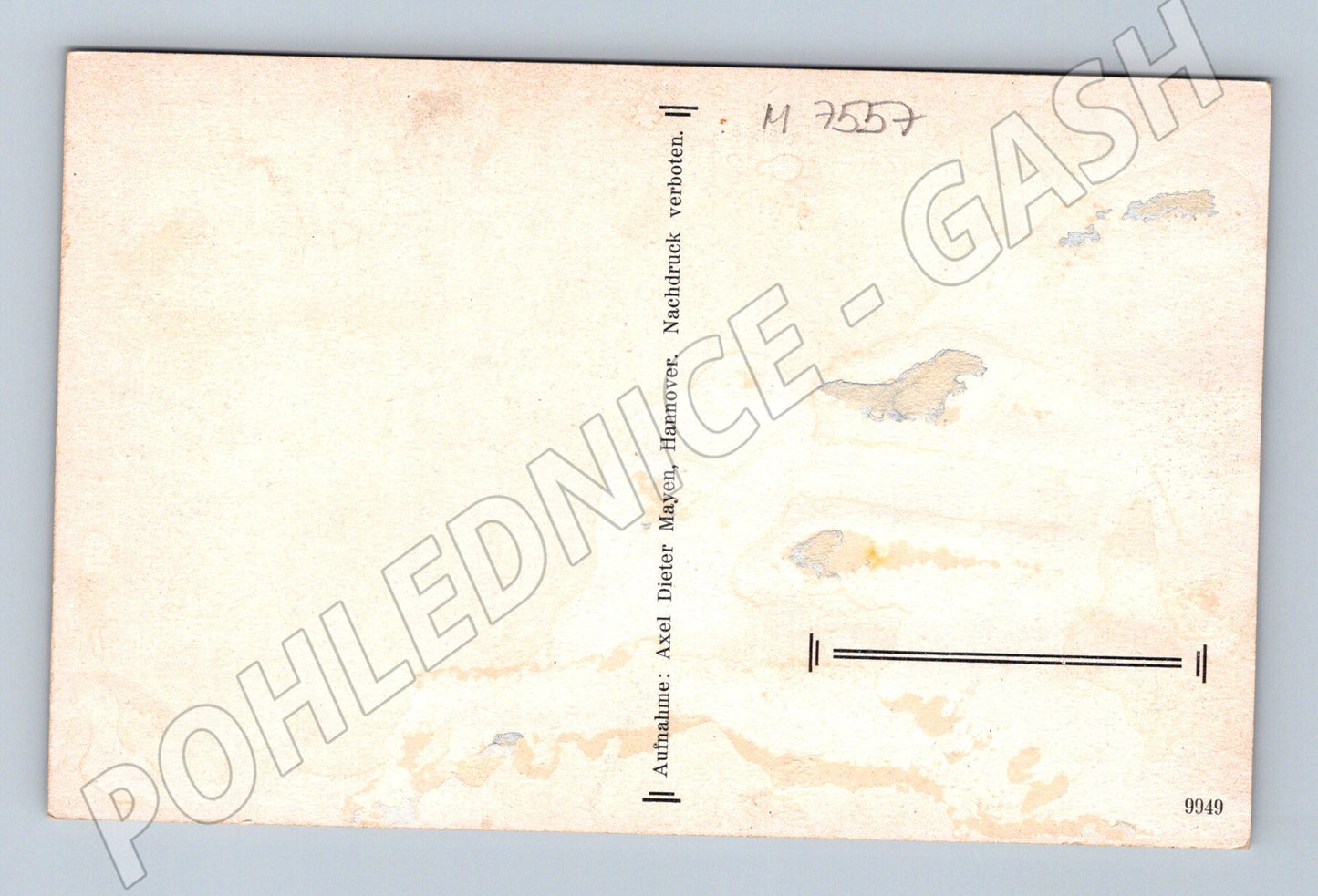 Postcard Hannover Herrenhausen Island Garden (M7557)