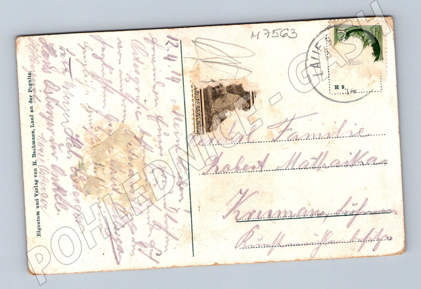 Pohlednice Lauf an der Pegnitz Judenturm (M7563)