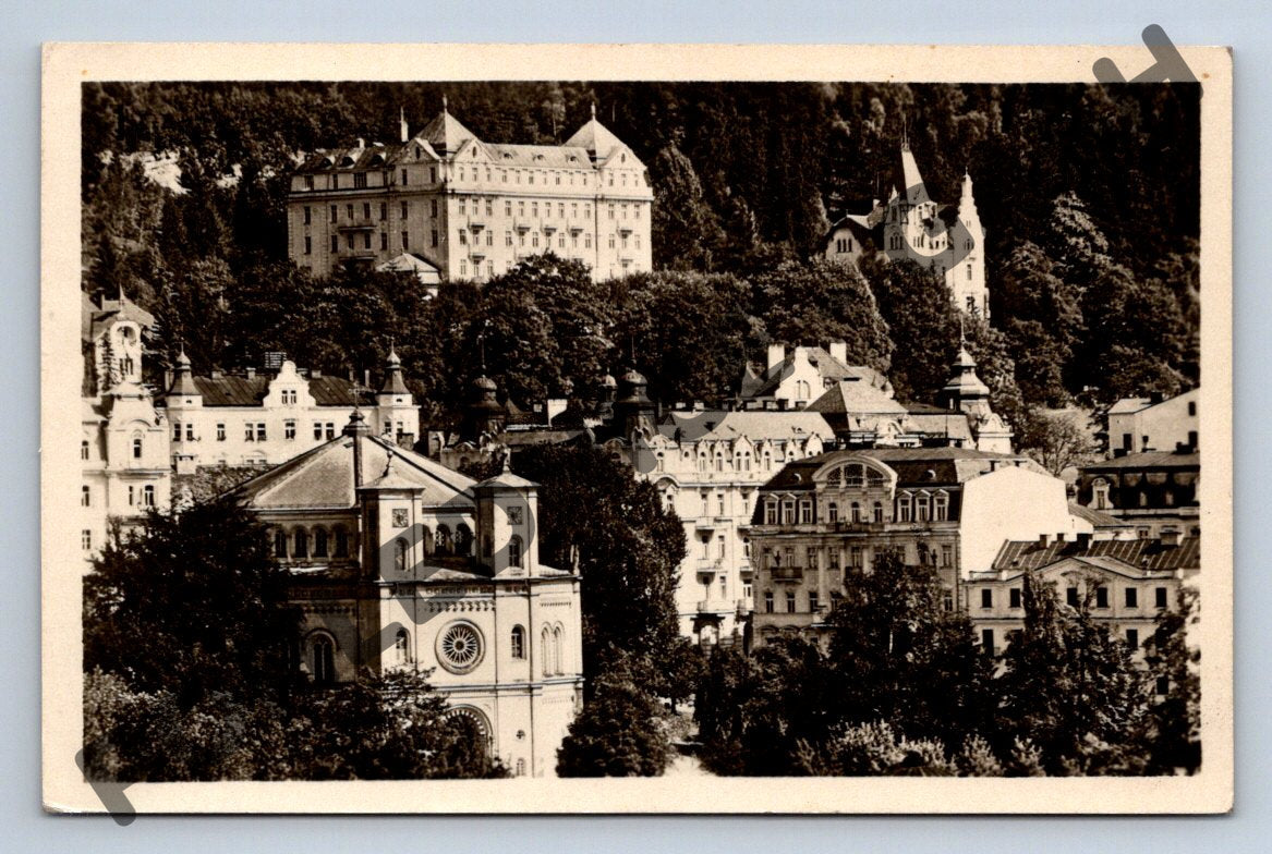 Pohlednice Mariánské Lázně historická ČSR (M758)