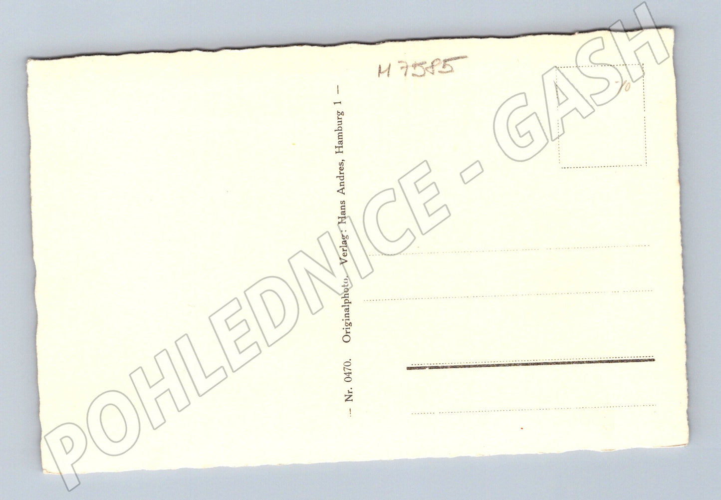 Pohlednice Hamburg přístav lodě parníky (M7585)