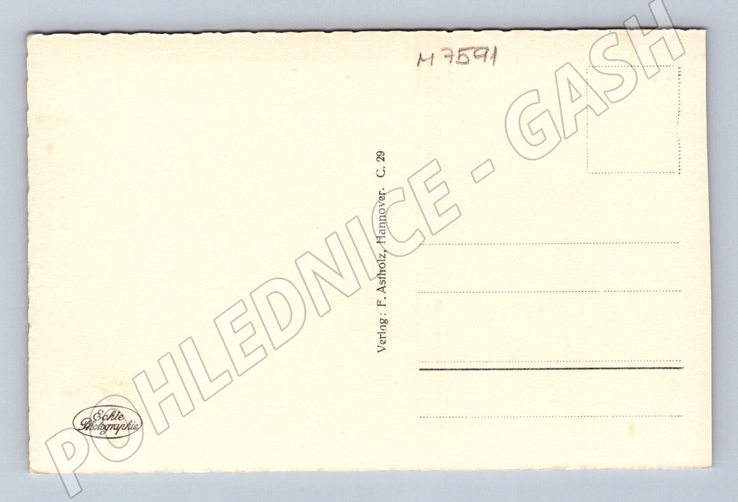 Pohlednice Hannover Marktkirche historická (M7591)