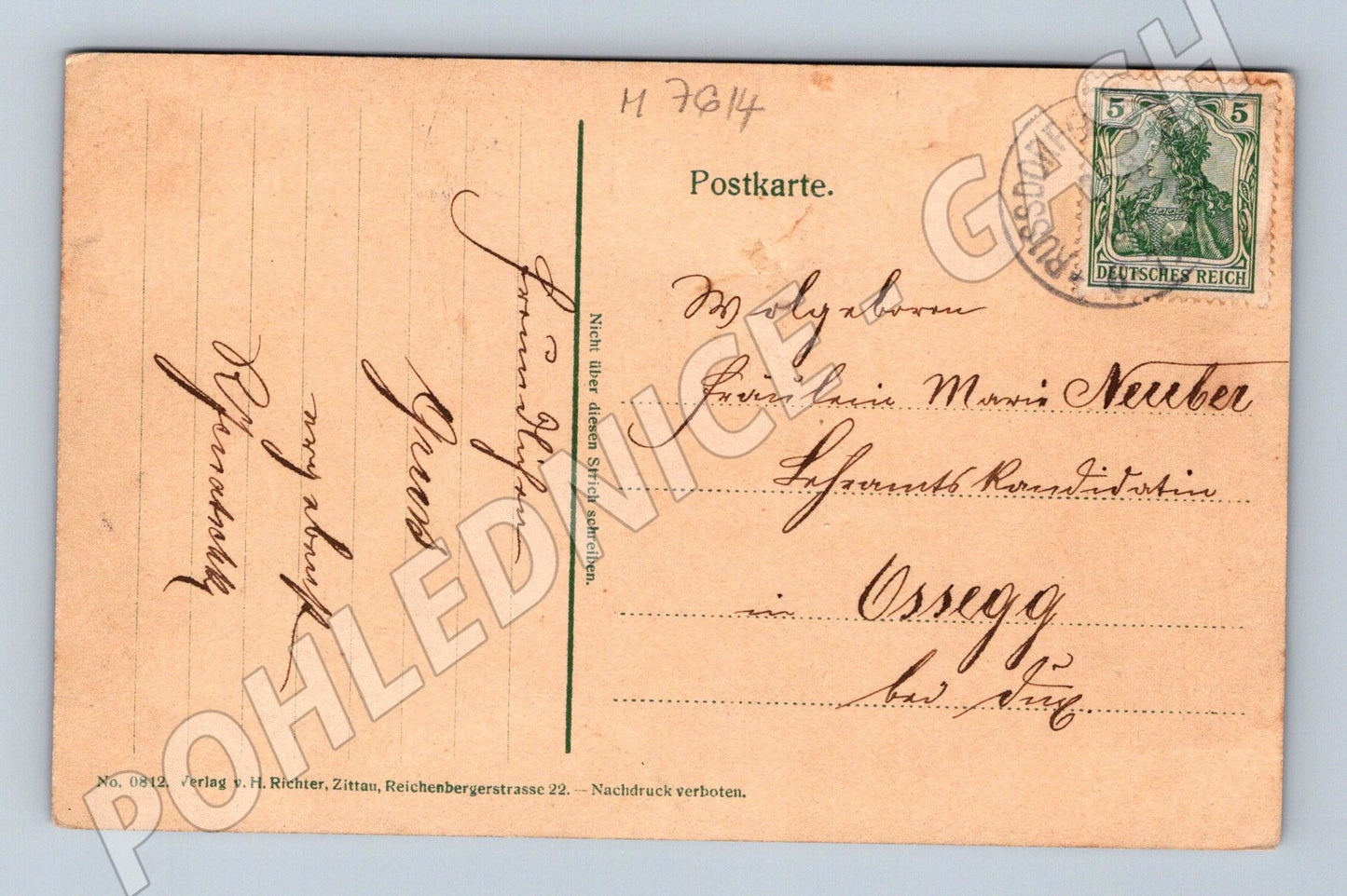 Pohlednice Kloster St Marienthal stará pohlednice Německo (M7614)