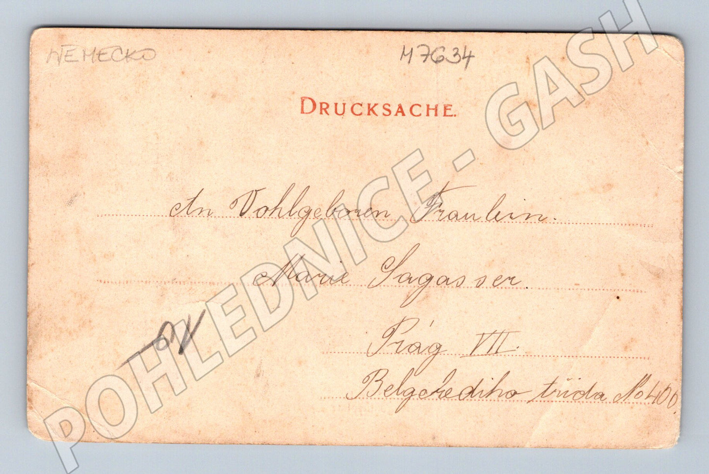 Pohlednice Augustusplatz Lipsko historická pohlednice (M7634)