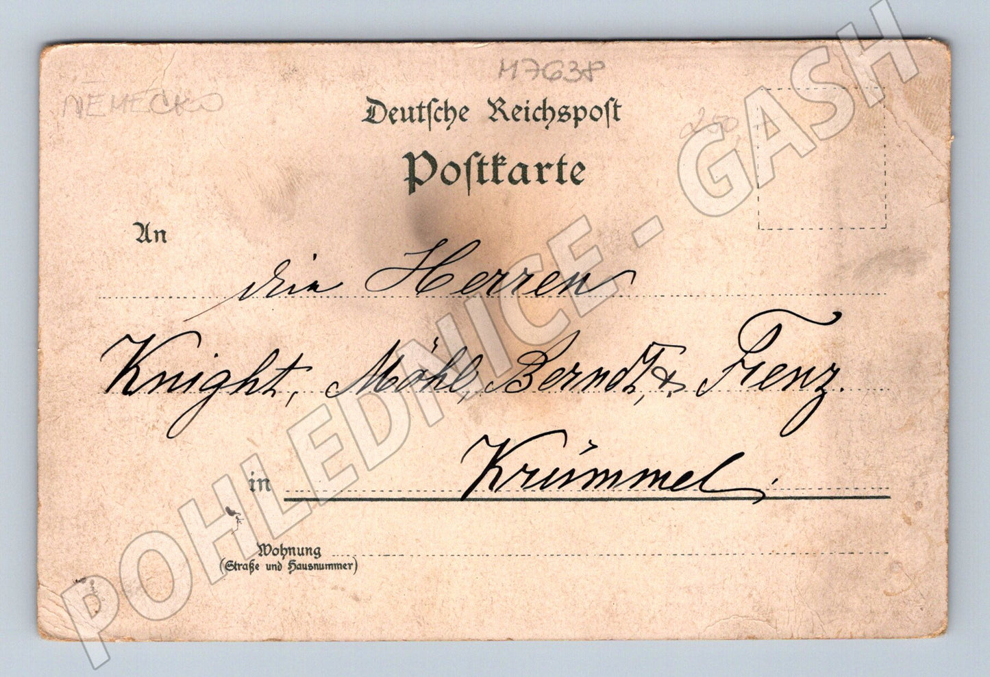 Pohlednice Gruss aus Tespe Krümmel Vick’s Gasthaus stará (M7638)