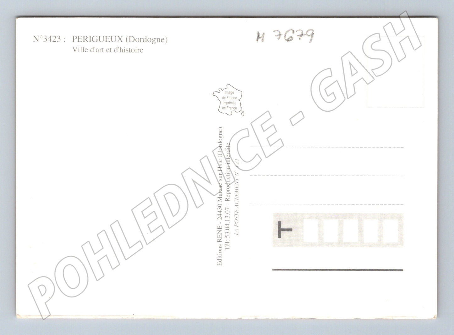 Pohlednice Périgueux Dordogne Francie více záběrů (M7679)