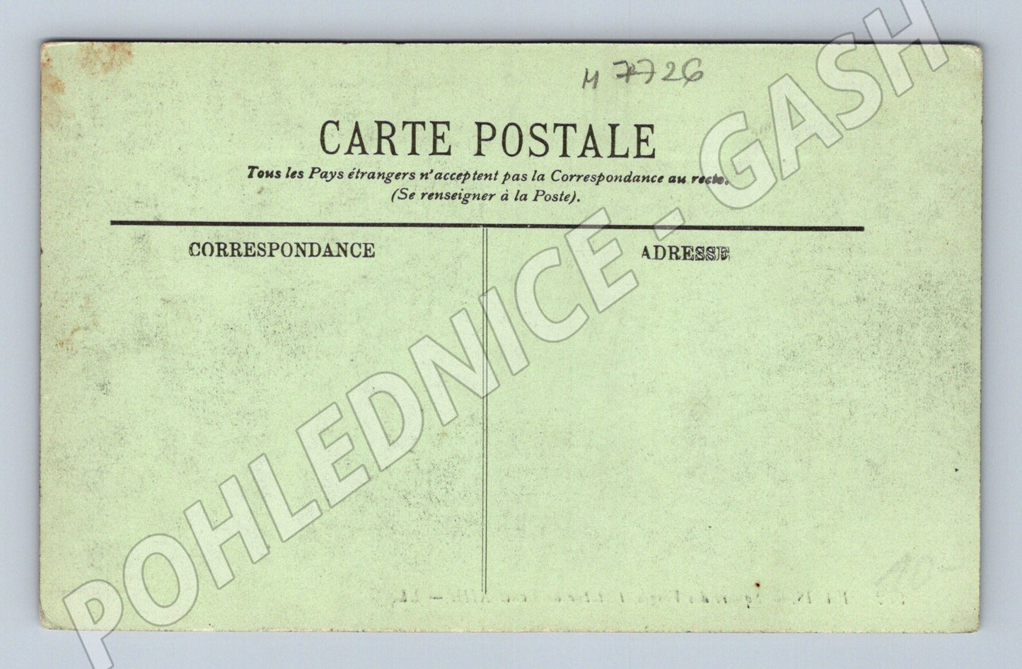 Pohlednice Paříž Square des Vosges socha Ludvíka XIII (M7726)