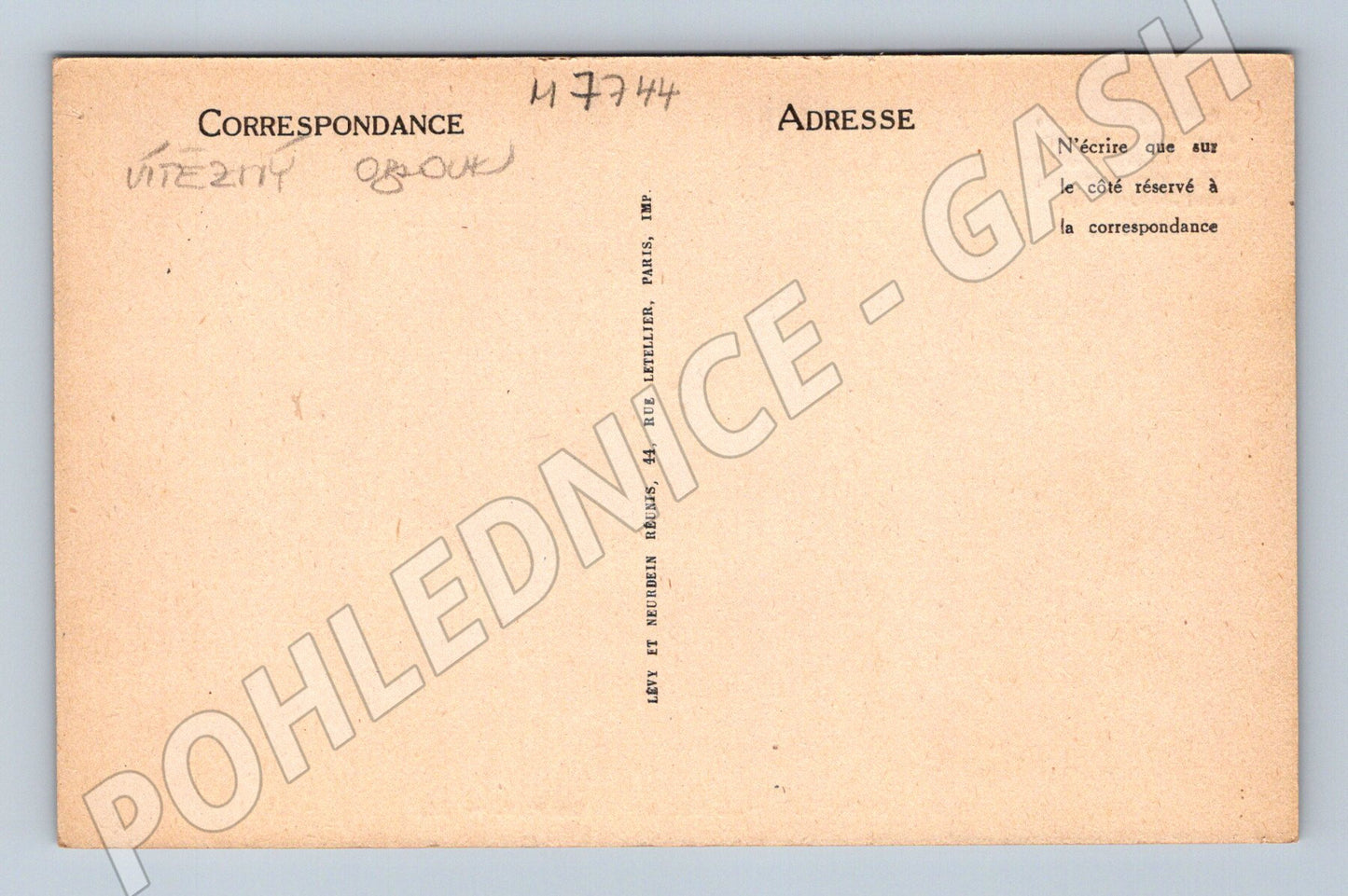 Postcard Orange Arc de Triomphe antique monument (M7744)