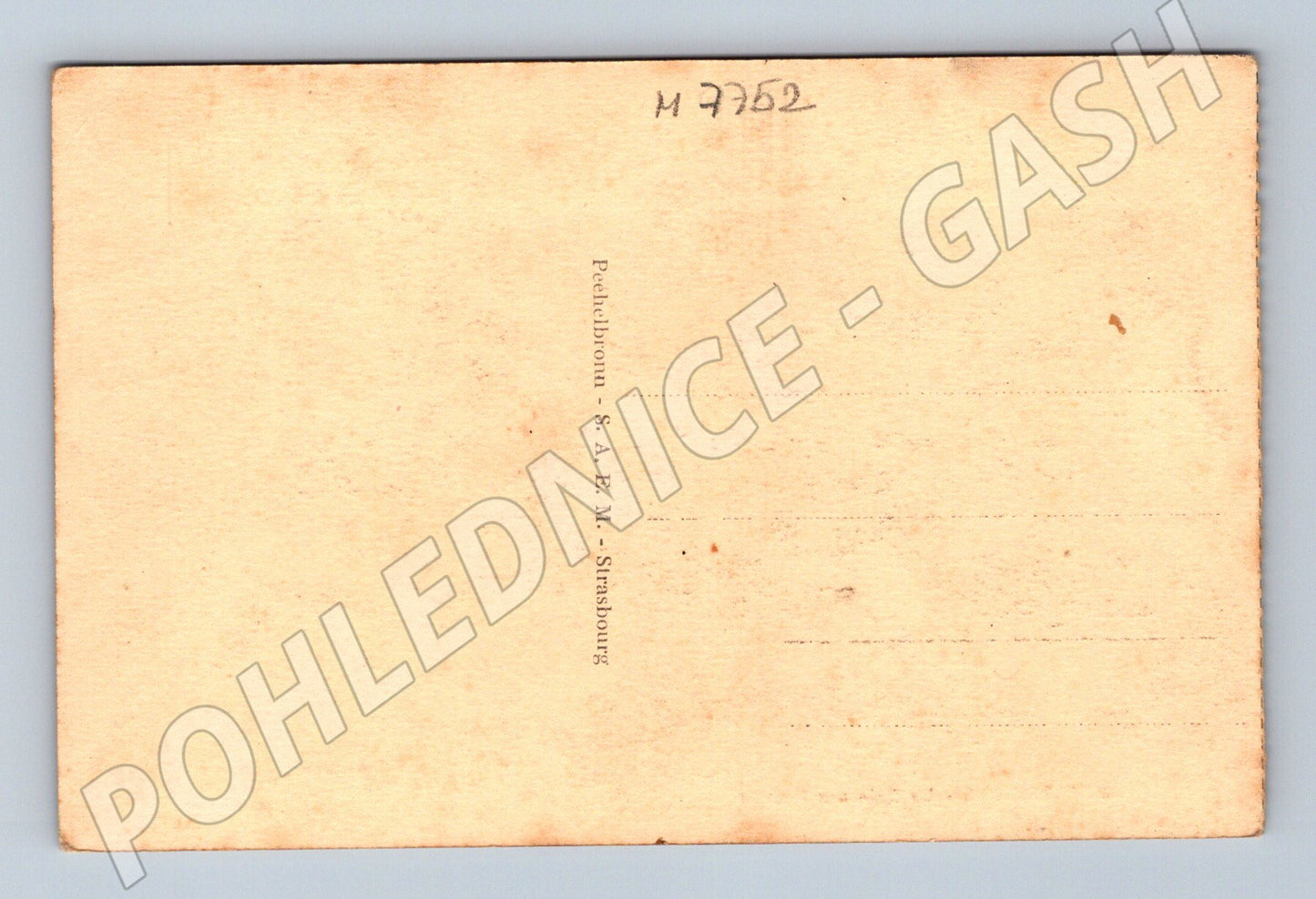 Pohlednice Štrasburk Le Bain aux Plantes stará (M7752)