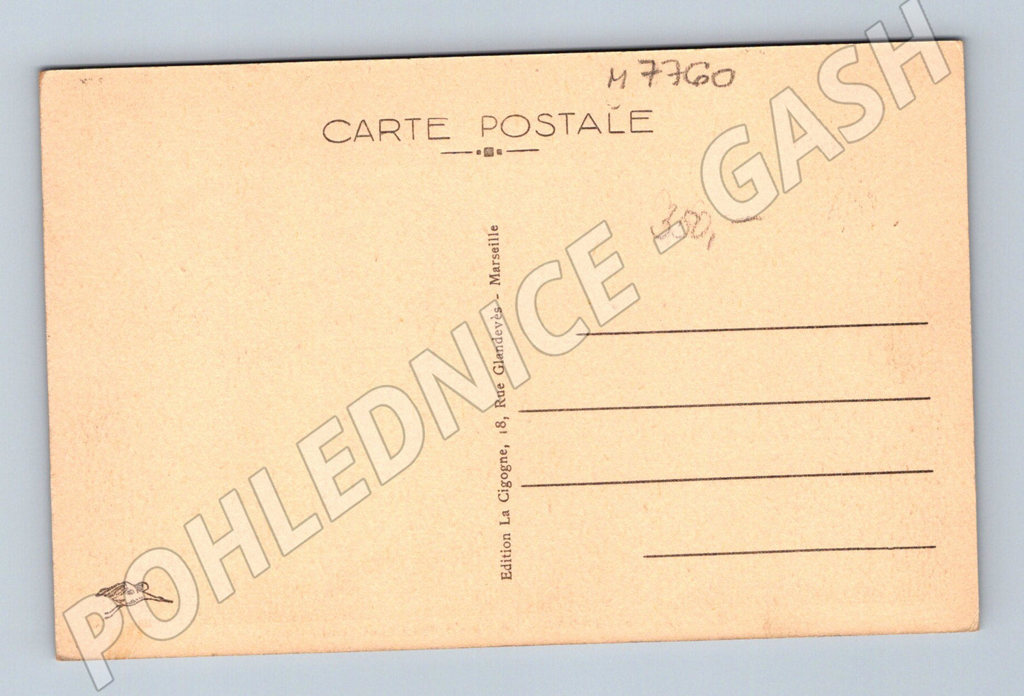 Pohlednice Avignon Palais des Papes stará pohlednice (M7760)