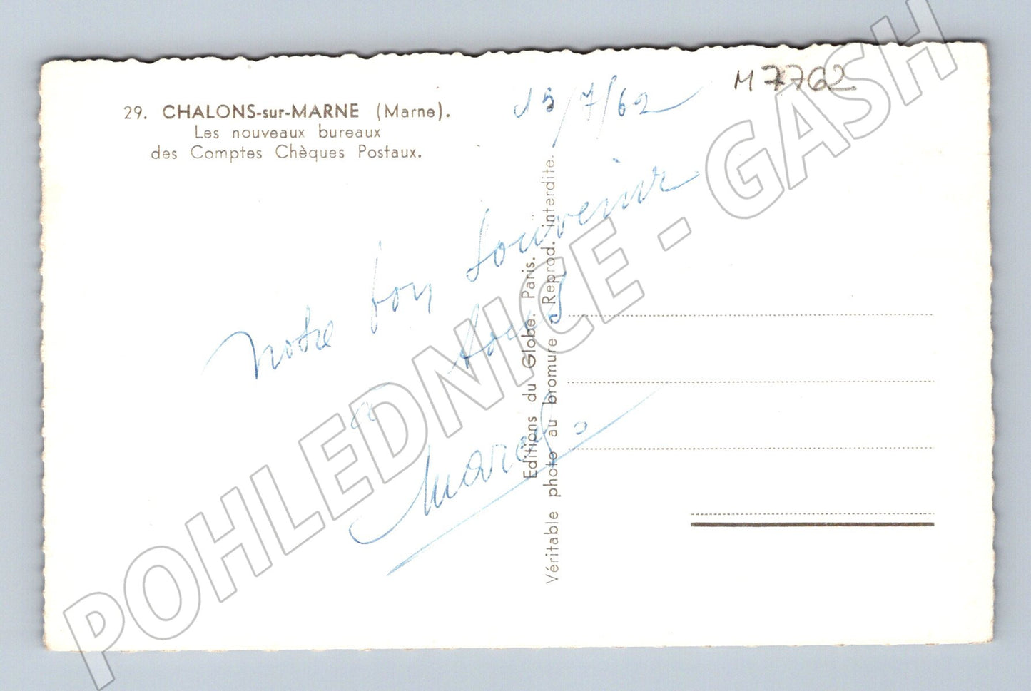 Pohlednice Châlons sur Marne nové úřady CCP (M7762)