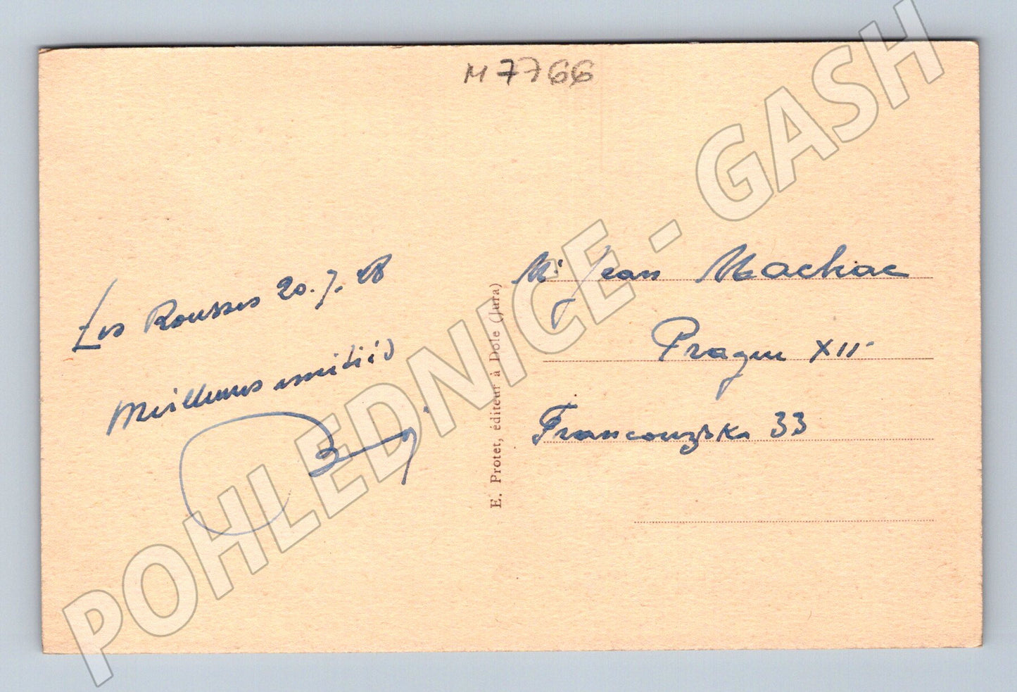 Pohlednice Franche Comté Route de Morez aux Rousses (M7766)