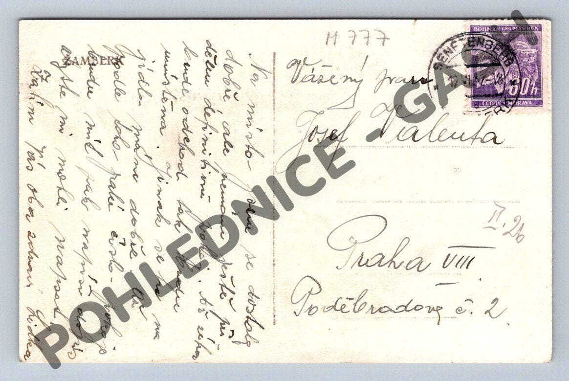 Pohlednice kostely ČR rok 1926 (M777)