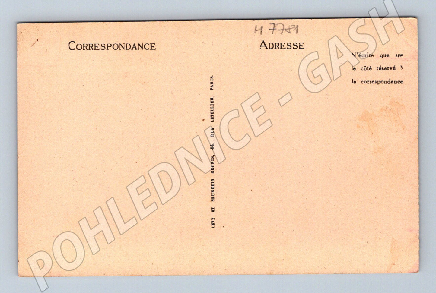 Postcard Compiègne Le Château historical (M7781)