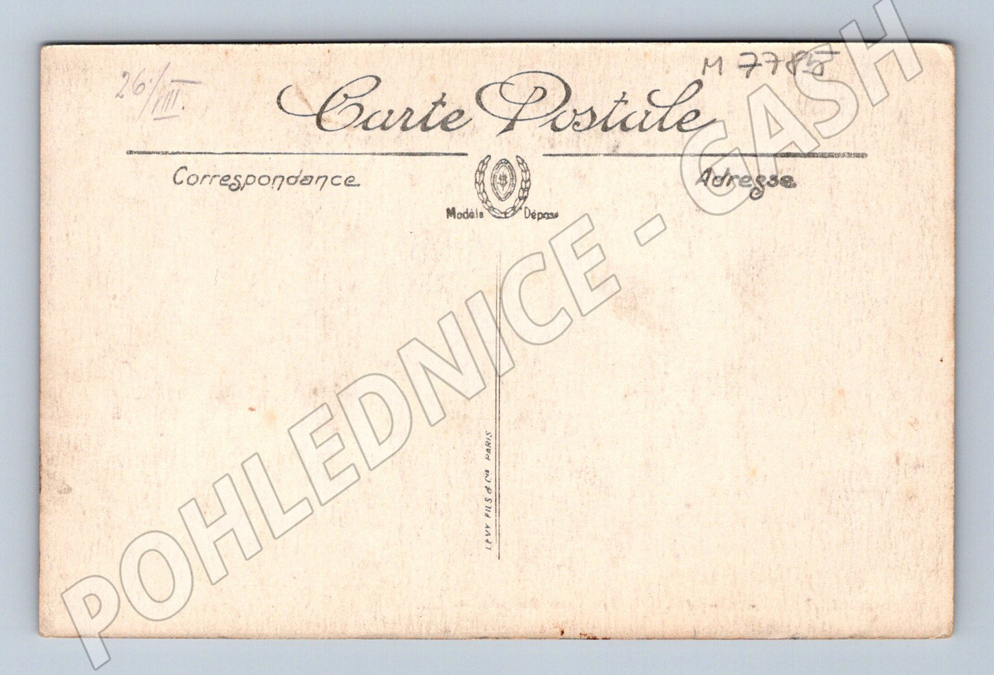 Pohlednice Luxeuil les Bains Trois Poissons stará (M7785)