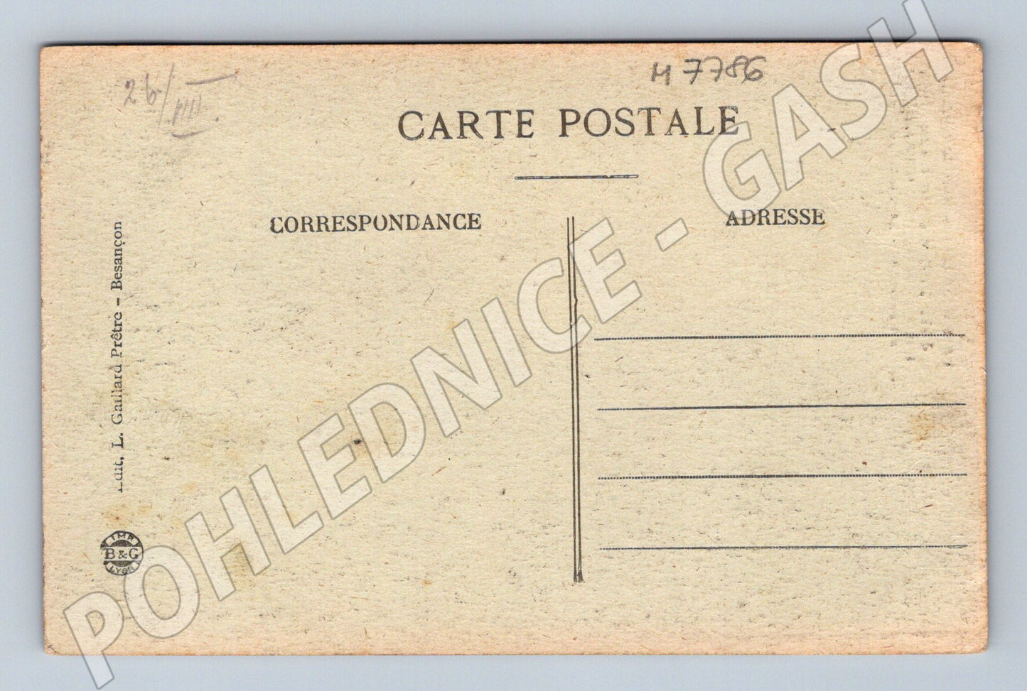 Pohlednice Franche Comté La Tranchée Route de Montier (M7786)