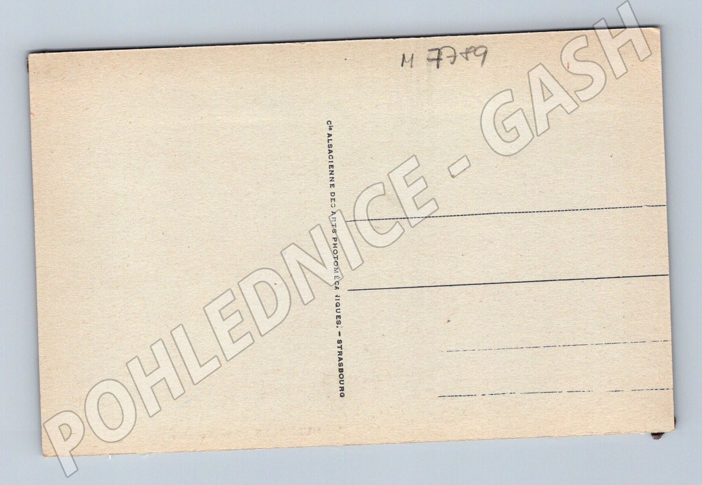 Pohlednice Mulhouse Rue Mercière stará pohlednice (M7789)