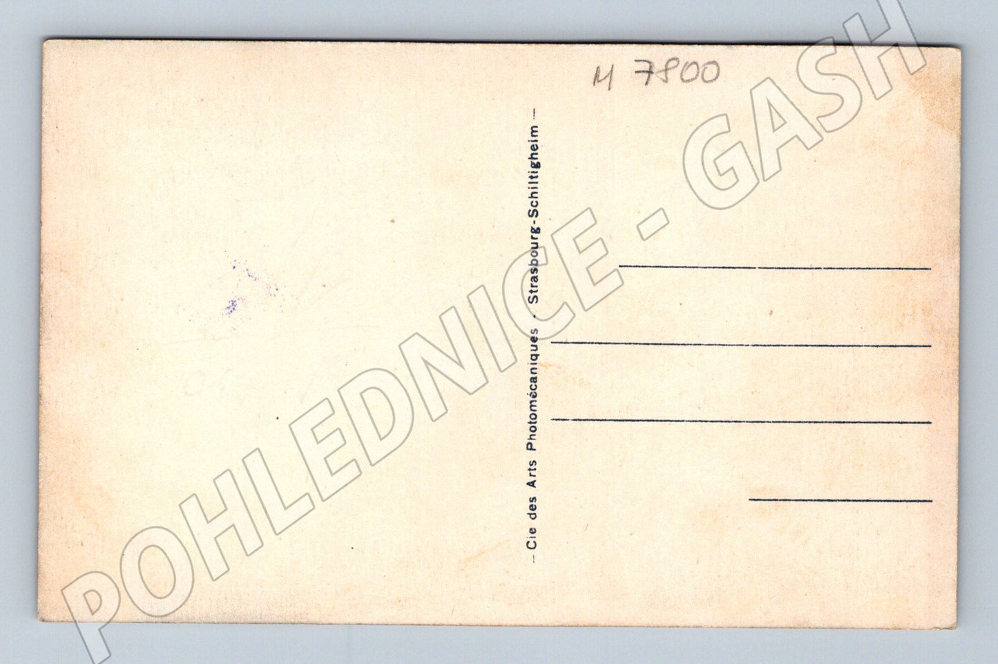 Postcard Trouville Casino beach and sea old (M7800)