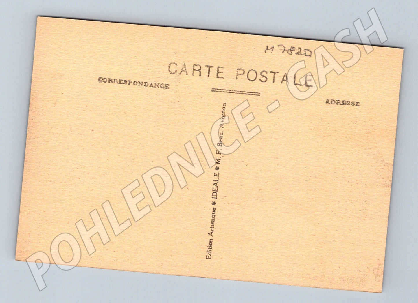 Pohlednice Avignon Pont Saint Bénézet noty písně (M7820)