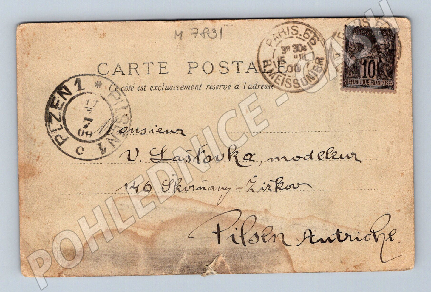 Pohlednice Paříž Exposition Universelle 1900 pavilony (M7831)