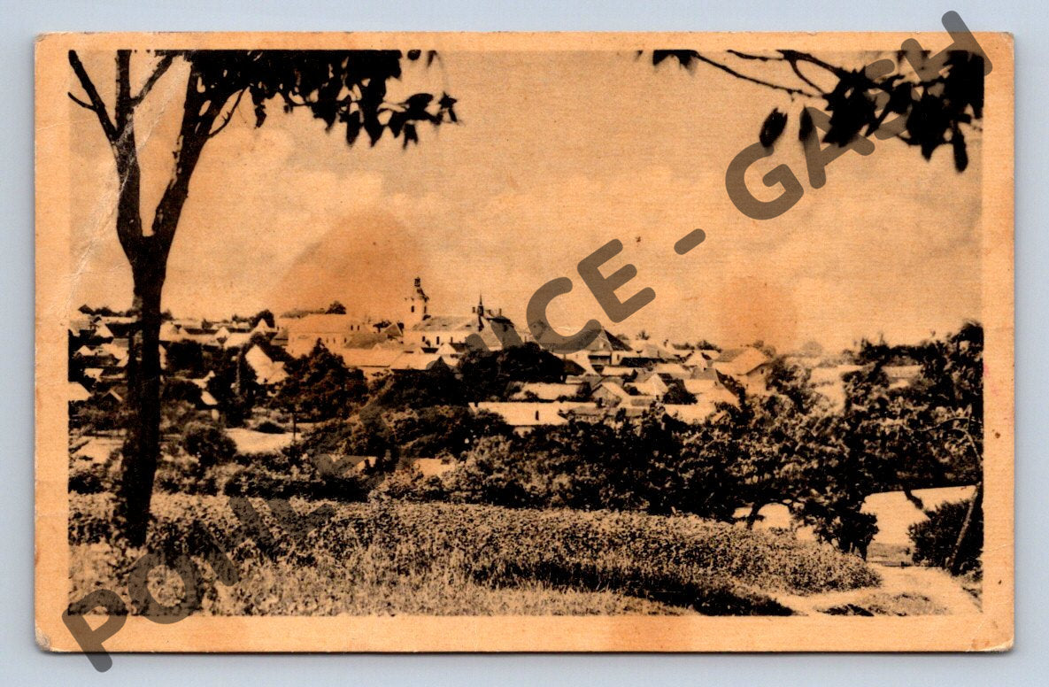 Pohlednice Divišov celkový pohled ČSR (M785)