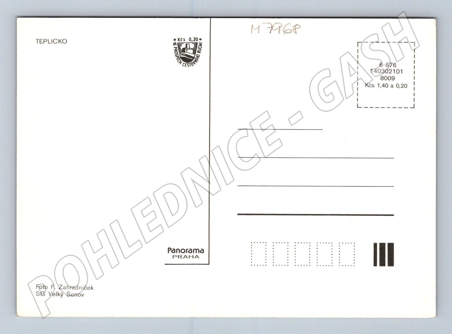 Pohlednice Teplicko Podkrušnohorská magistrála mapa (M7968)