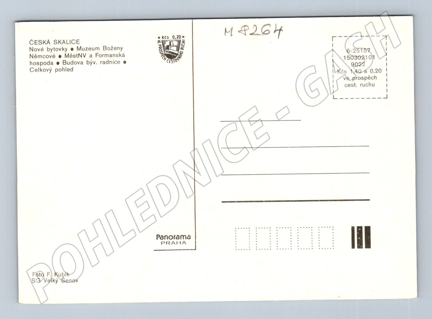 Pohlednice Česká Skalice koláž velký formát (M8264)