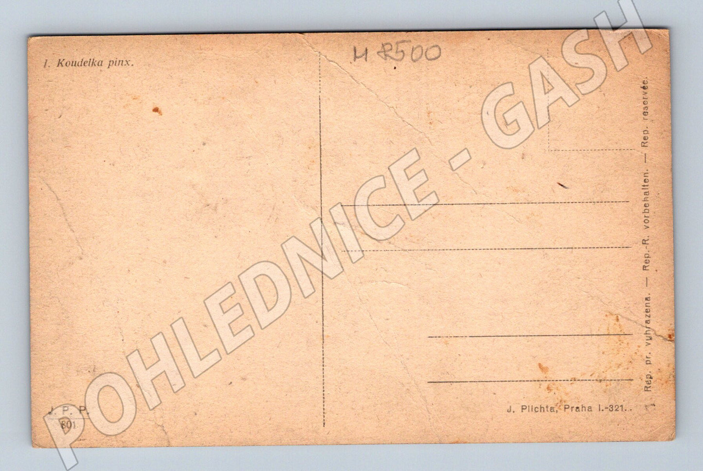 Pohlednice Žena v kroji I Koudelka stará etnografie (M8500)