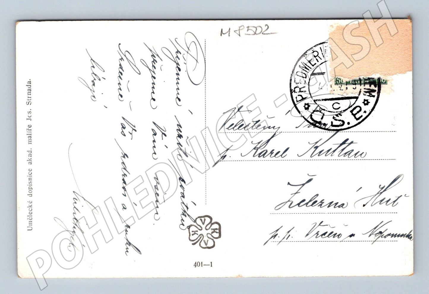 Pohlednice Velikonoční venkov kroje malovaná vajíčka (M8502)