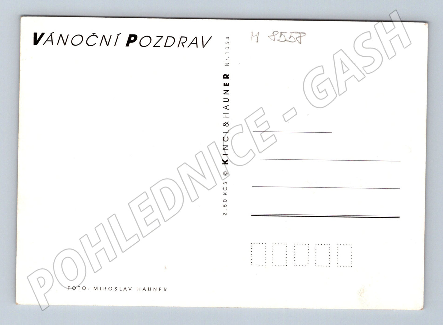 Zimní vesnice rozhledna velký formát (M8558)