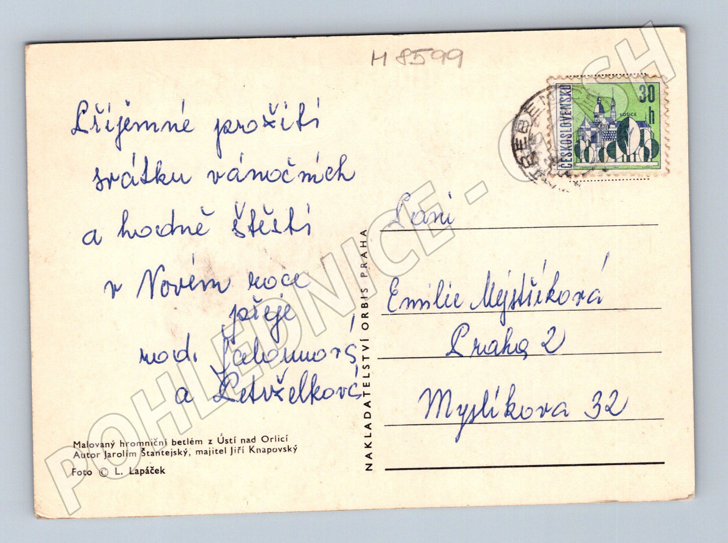 Betlém Ústí nad Orlicí Československo (M8599)