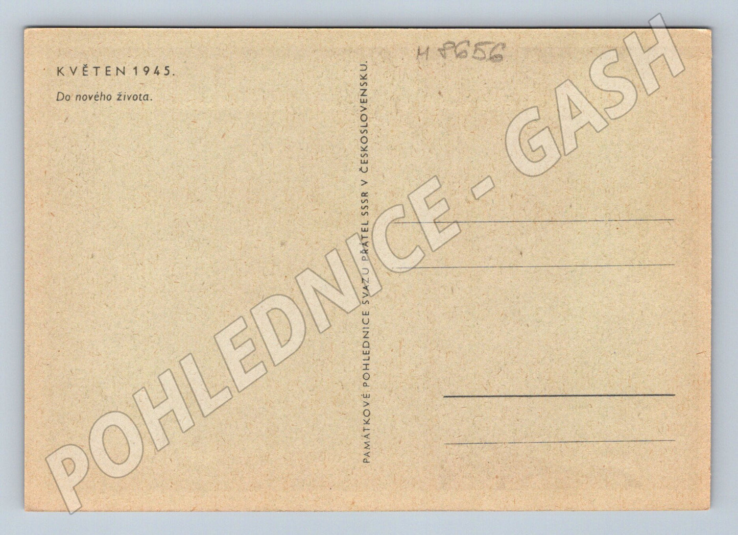 Pohlednice Praha 1945 osvobození Týnský chrám (M8656)