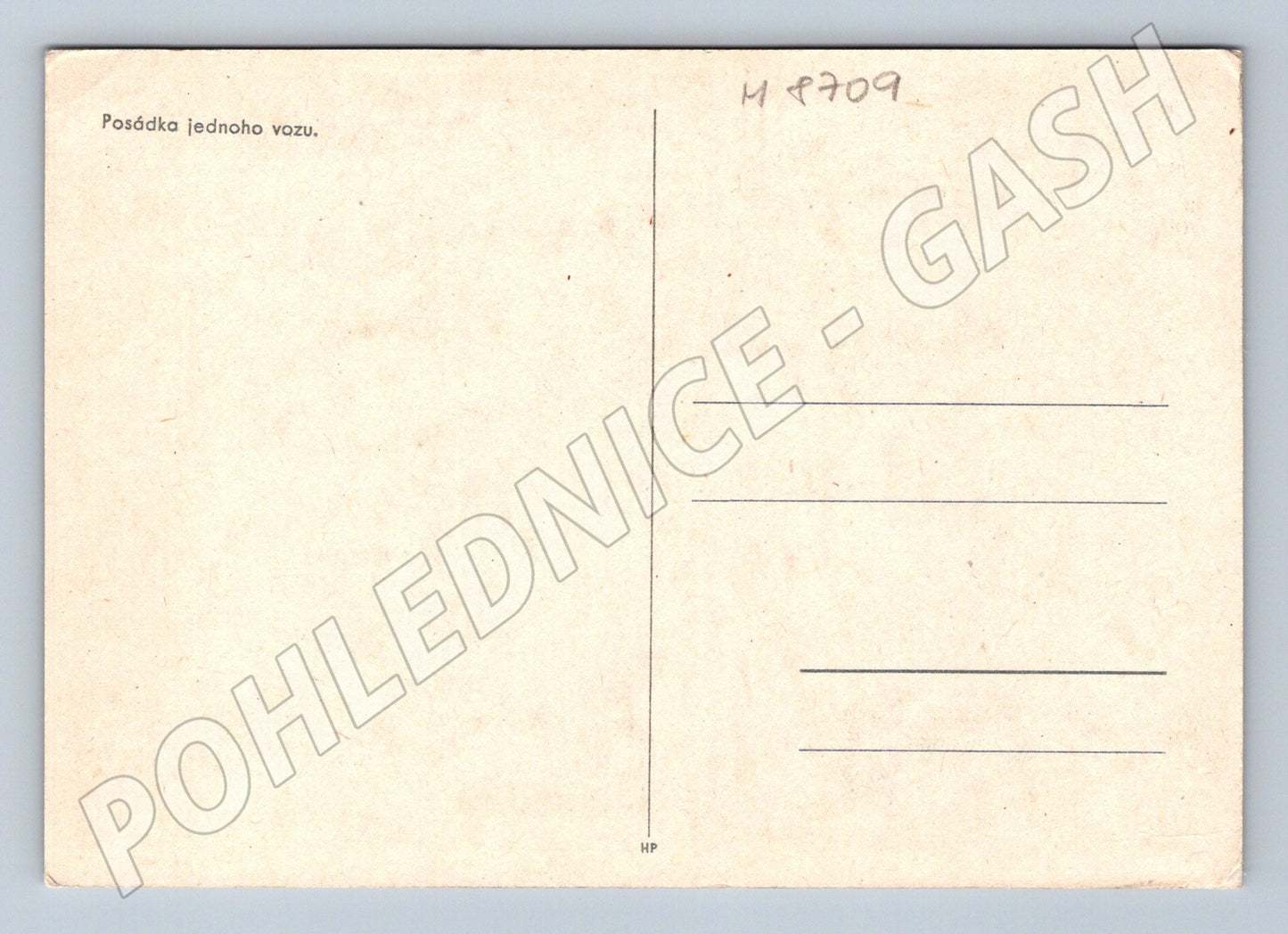 Pohlednice Posádka jednoho vozu kroje etno (M8709)