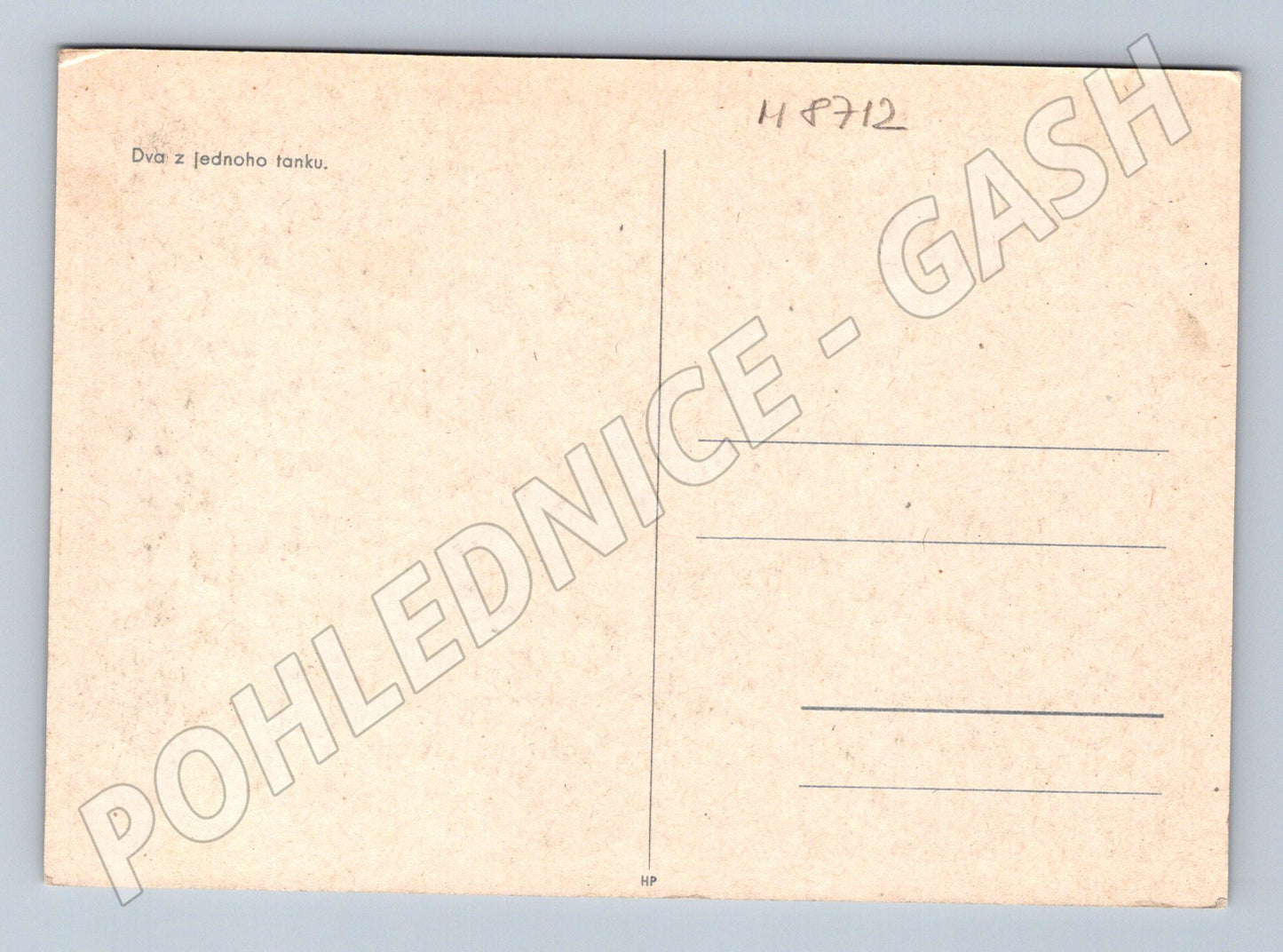 Pohlednice Dva z jednoho tanku ČSR do 1950 (M8712)