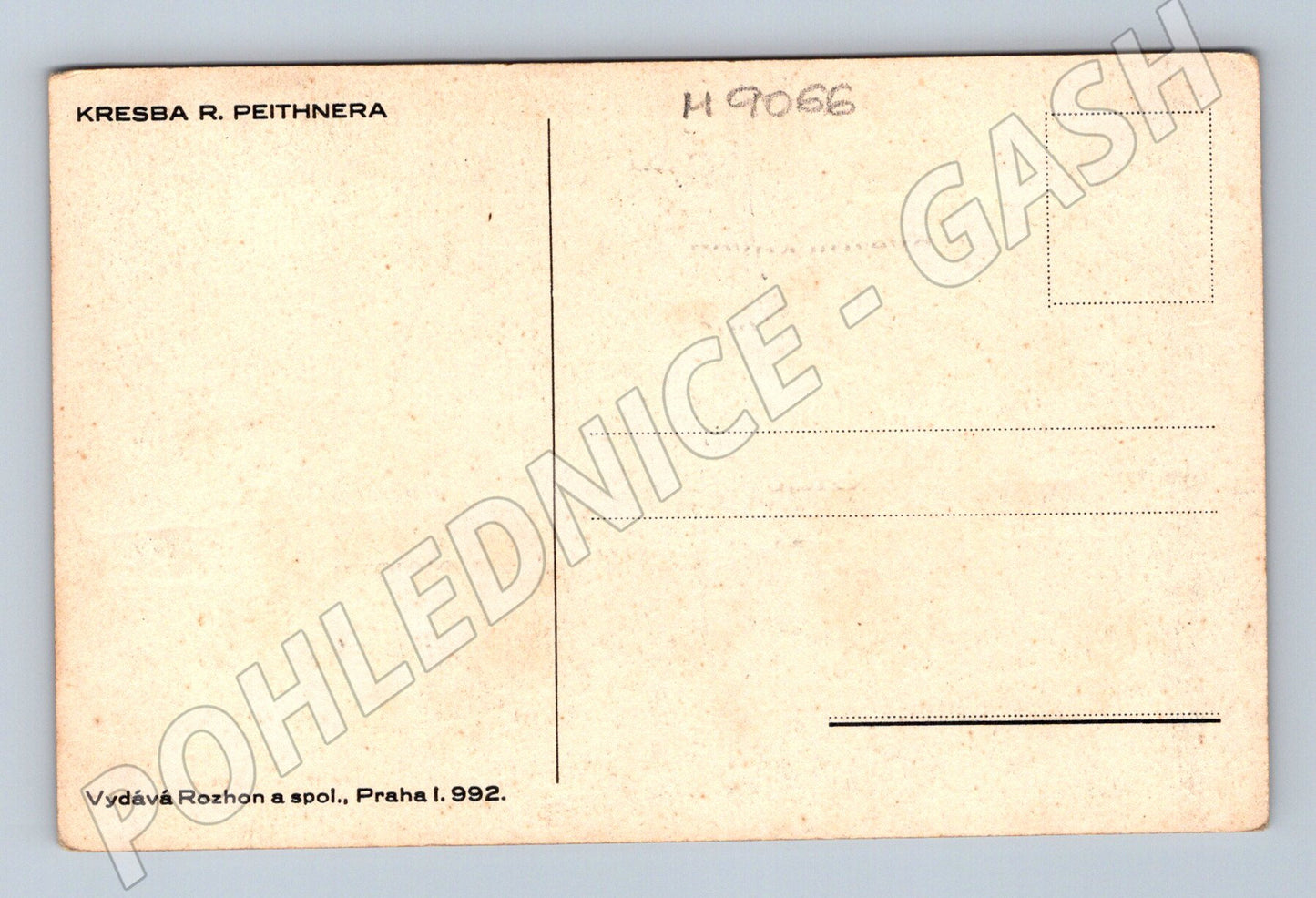 Pohlednice Josef Suk perokresba Peithner (M9066)