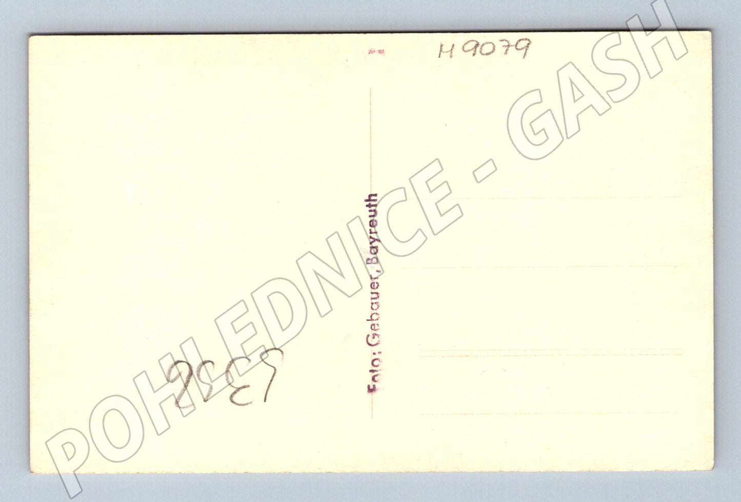 Pohlednice herec s lyrou Bayreuth (M9079)