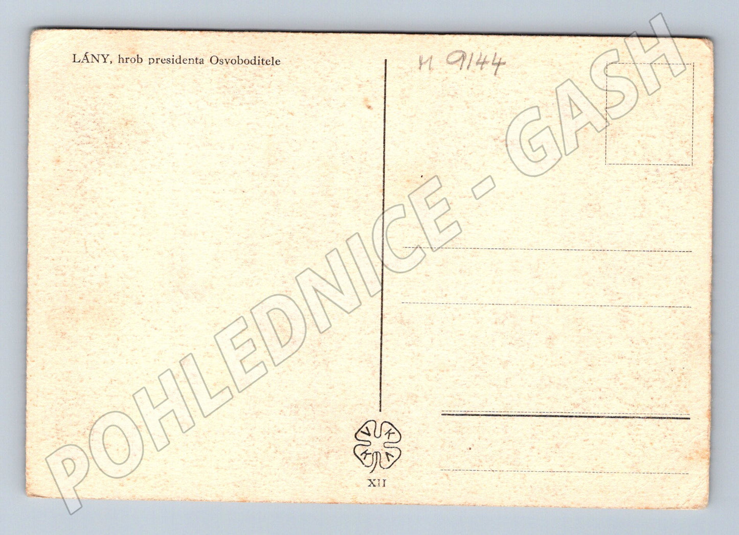 Pohlednice T G Masaryk Lány hrob presidenta (M9144)