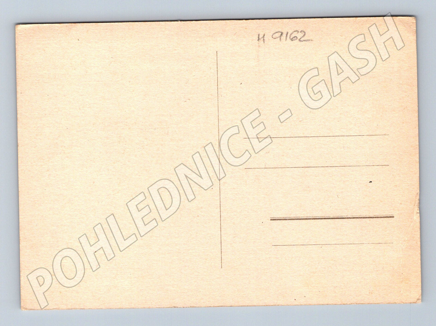 Postcard caricature of a man, collectible drawing (M9162)