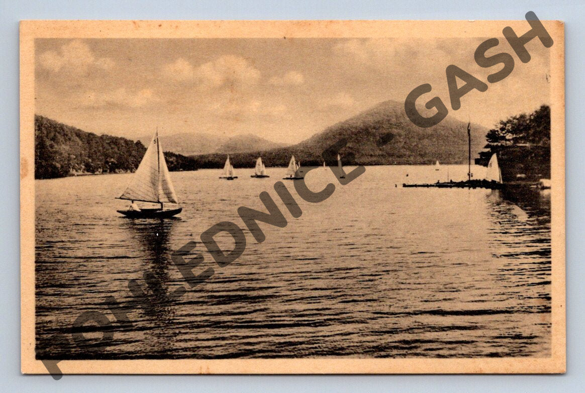 Pohlednice Staré Splavy Máchovo jezero plachetnice (M933)