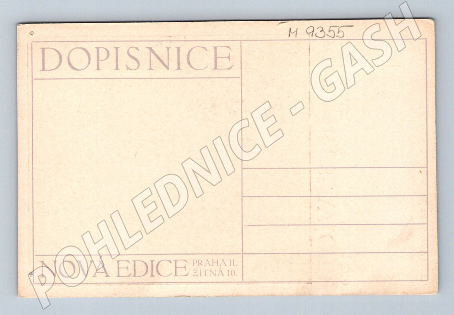 Postcard Antonín Slavíček painter portrait (M9355)