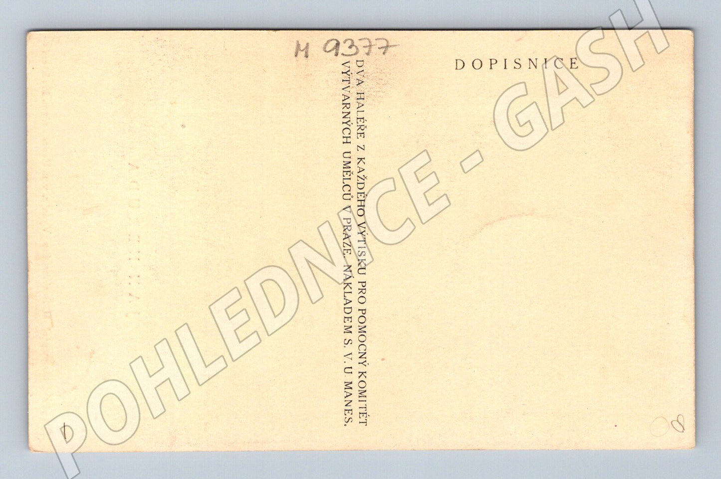 Pohlednice Jan Neruda kresba M Švabinský (M9377)
