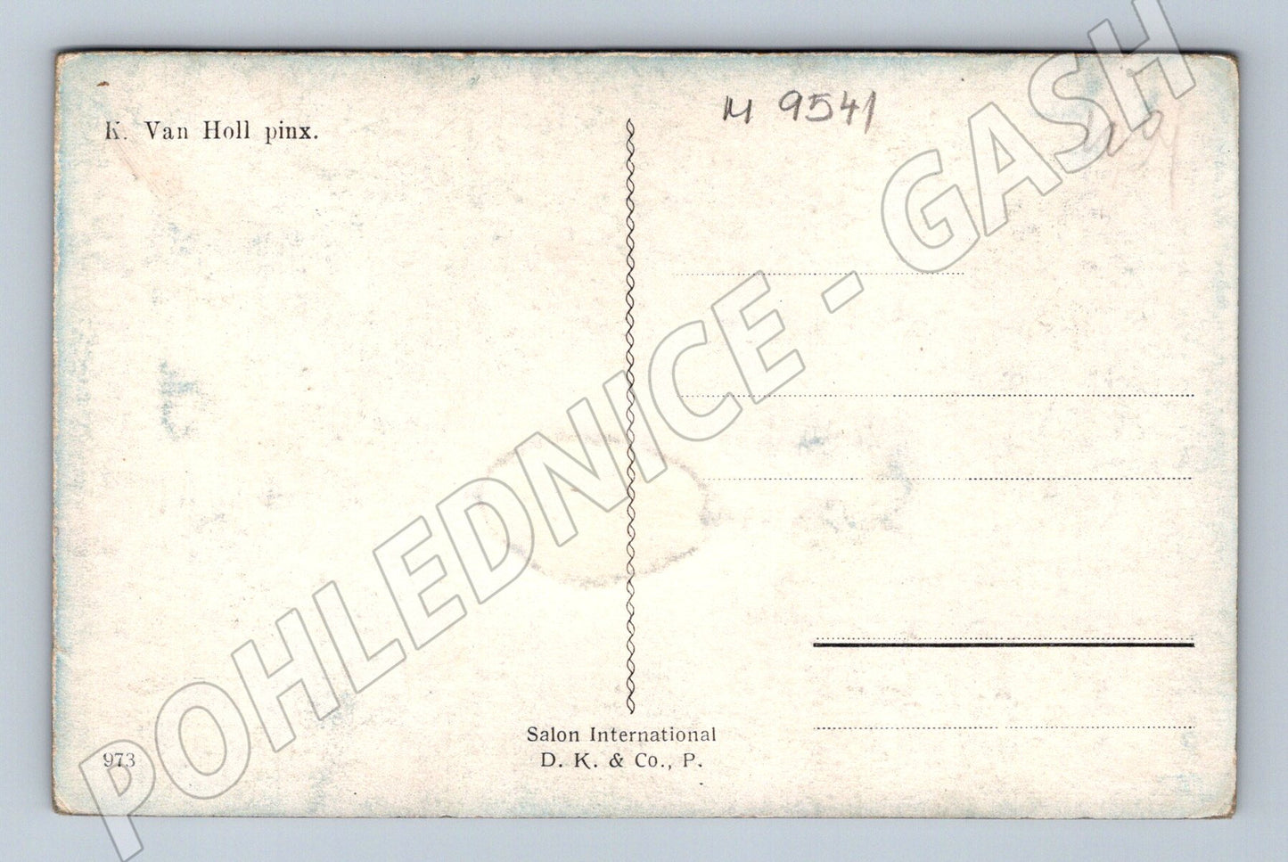 Still life postcard K Van Holl old (M9541)