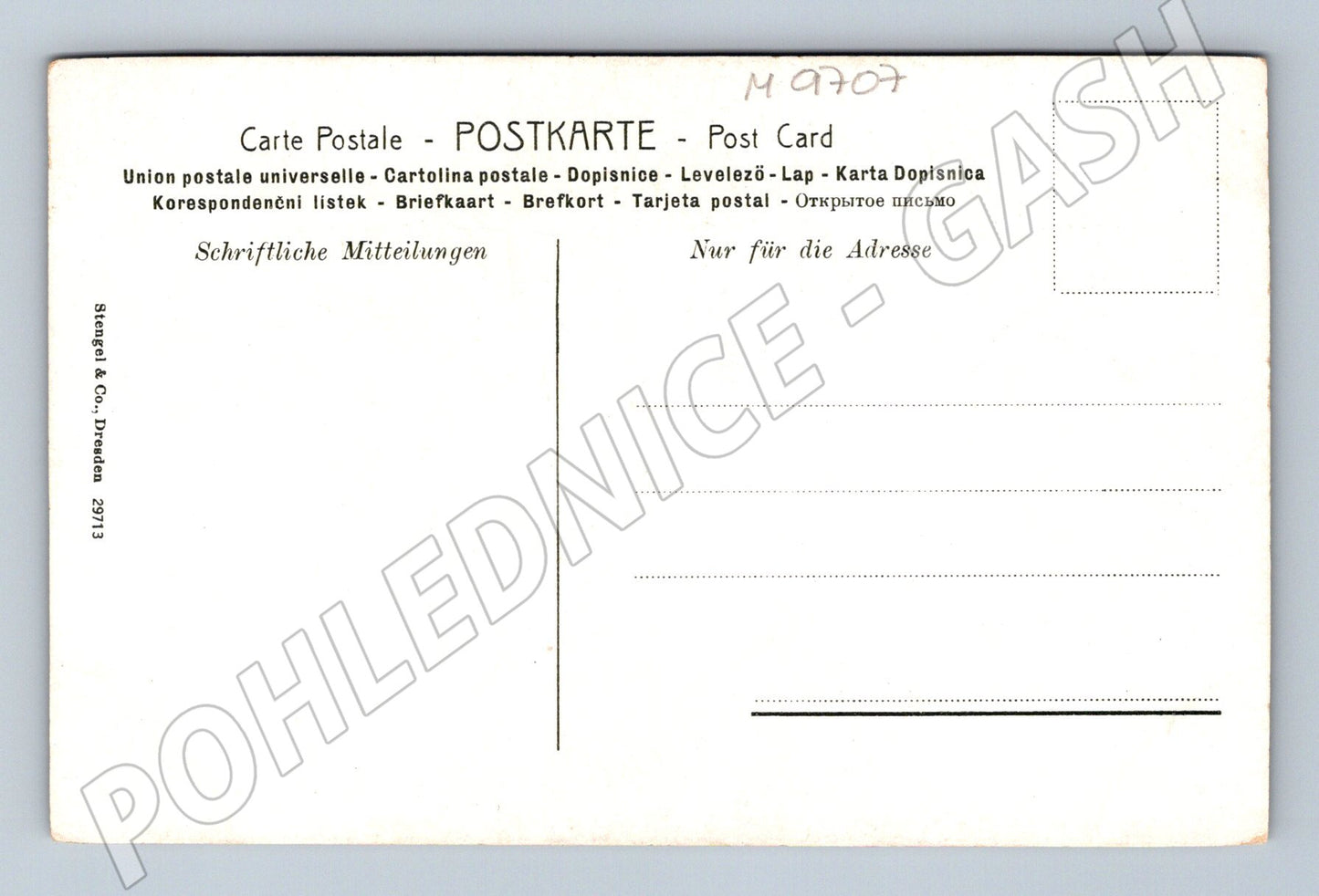 Pohlednice Maria s dítětem Murillo (M9707)