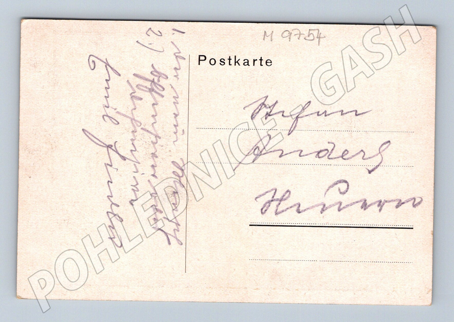 Postcard Madonna and Child old motif (M9754)