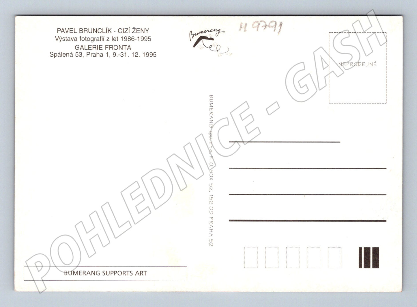 Postcard Pavel Brunclík Strange Women (M9791)