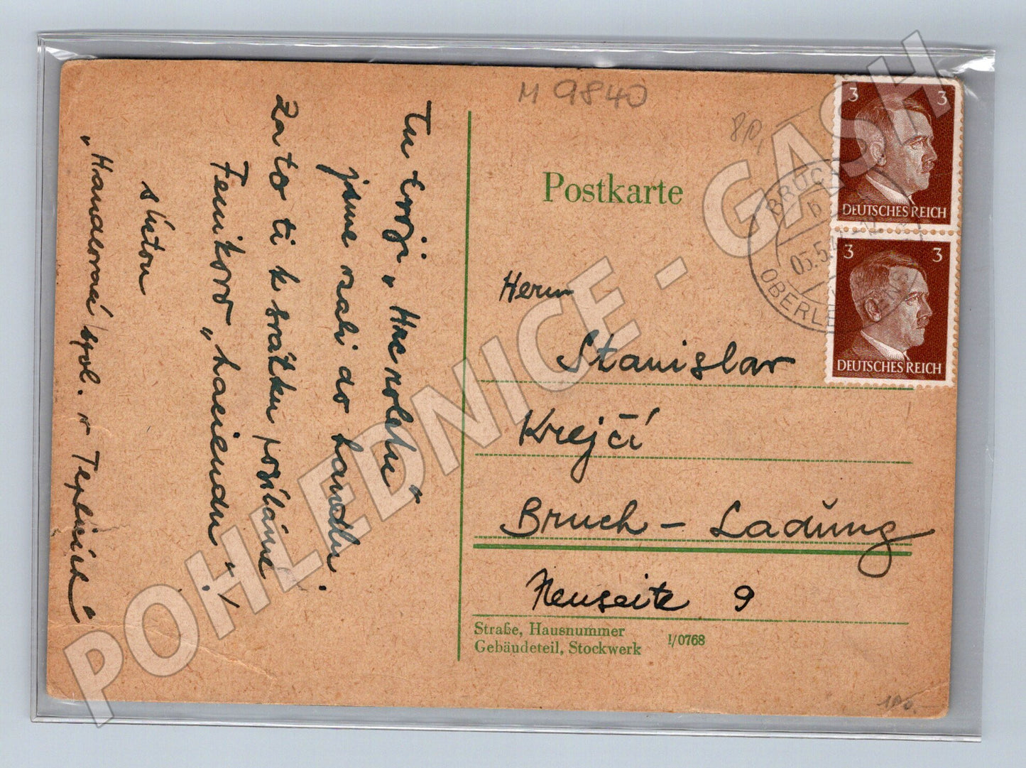 Illustrated postcard Deutsches Reich until 1950 (M9840)