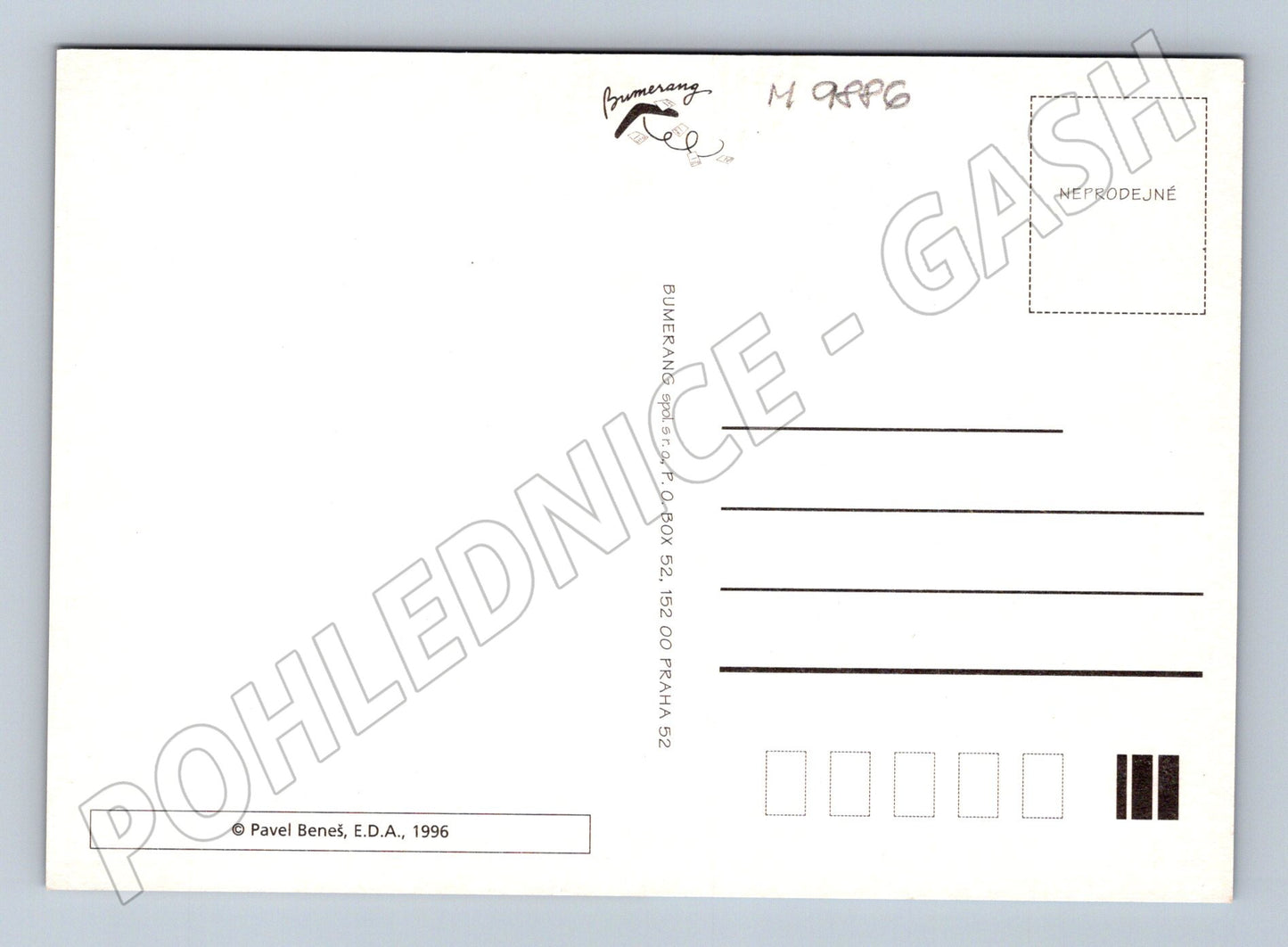 Pohlednice Beneš První jarní den a noc (M9886)