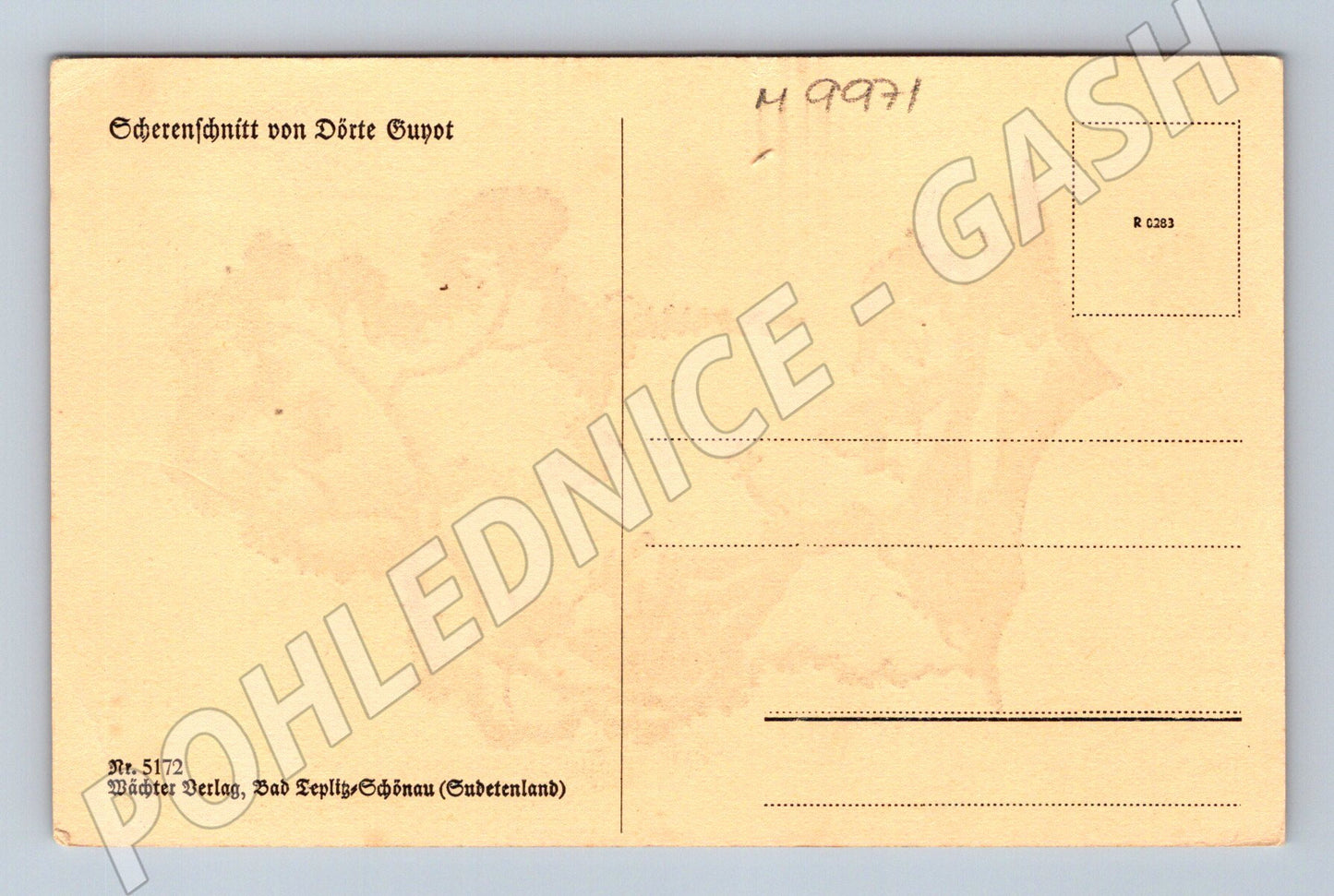 Scherenschnitt Dörte Guyot paper cut (M9971)