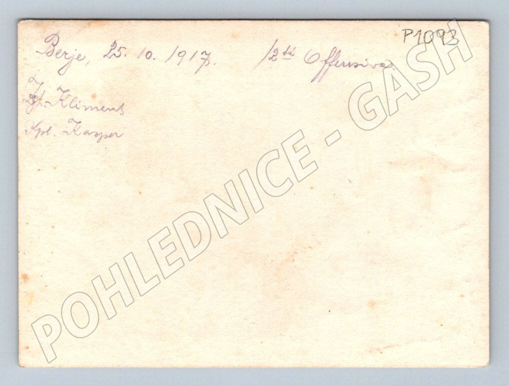 Pohlednice Rakousko Uhersko vojáci ofenziva 1917 ww1 (P1093)